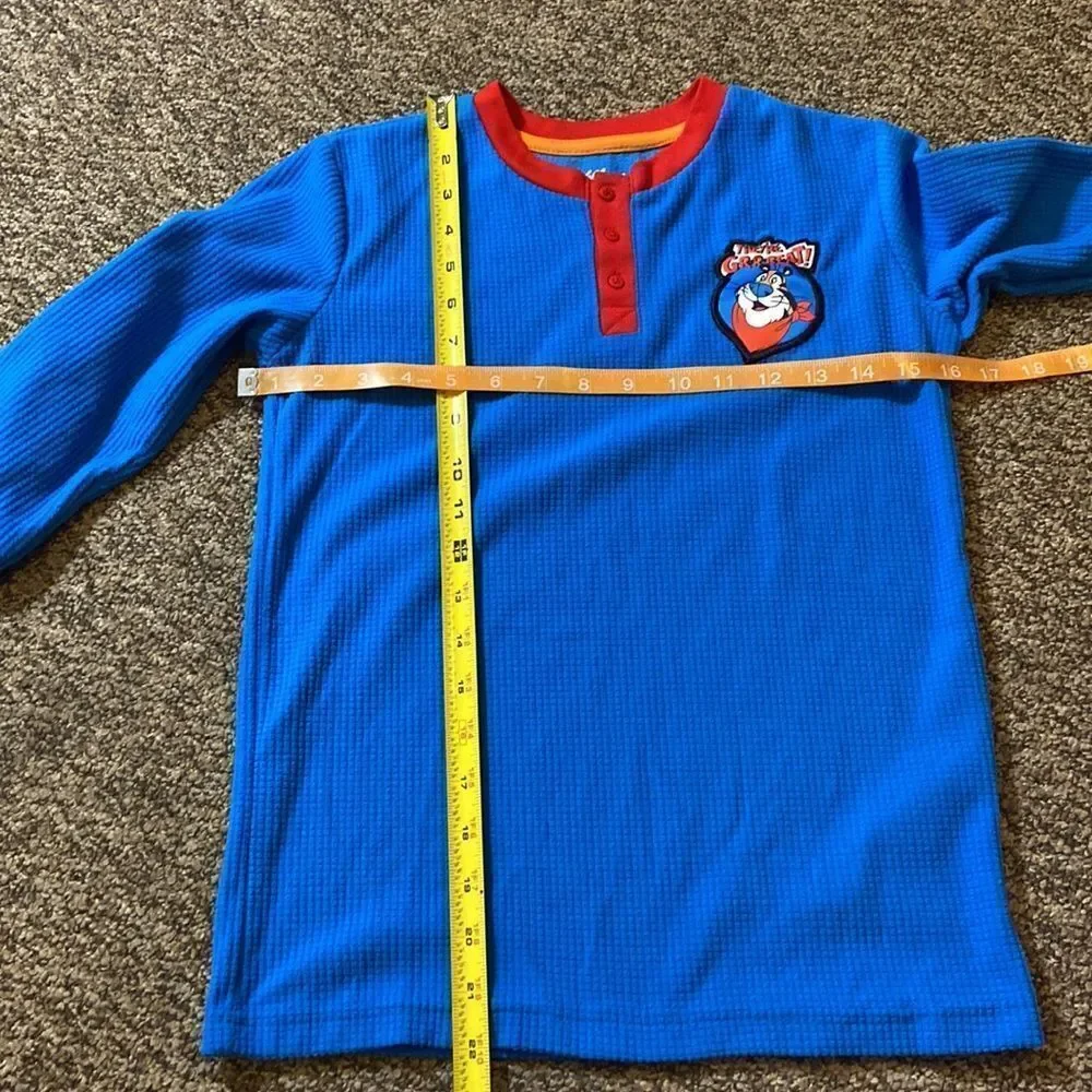 10/$50 Kellogg’s They’re GR R REAT! FLAME RESISTANT Boy Shirt Size L (10-12)